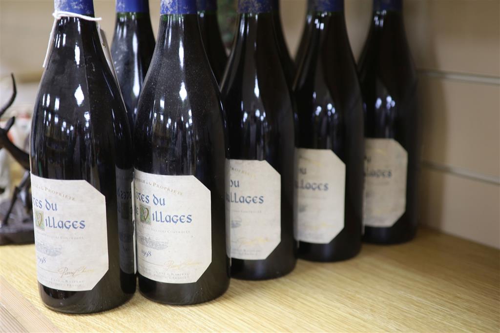 Nine bottles of Cote du Rhone Villages 1998